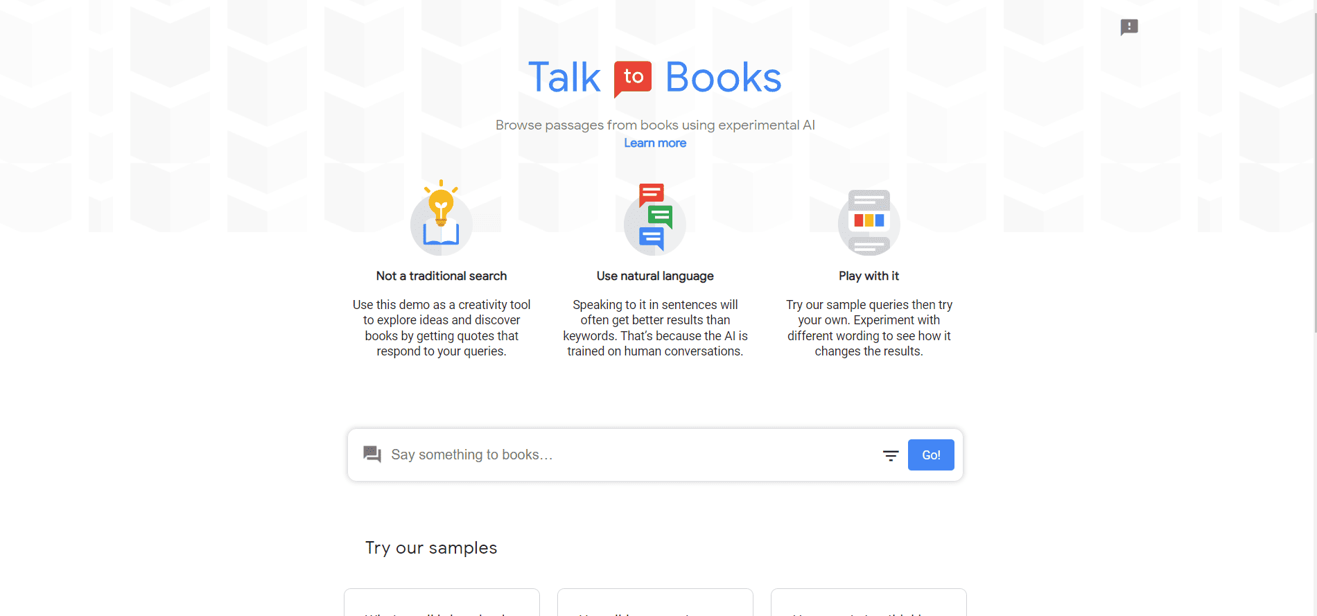 Talk To Books | AI Valley
